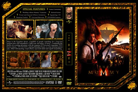 The Mummy Mumya Scan Dvd Cover Set English 1999