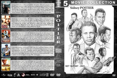 Sidney Poitier Film Collection Set 10