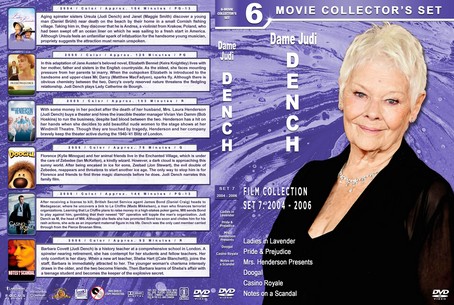 Judi Dench Filmography Set 7 2004