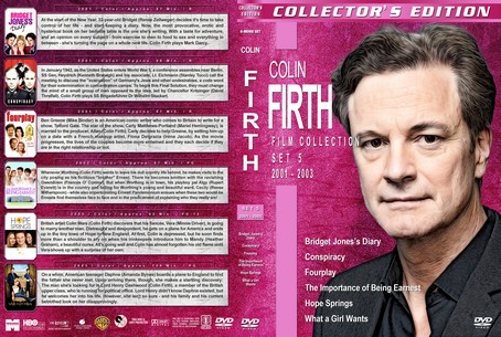Colin Firth Filmography Set 5 2001