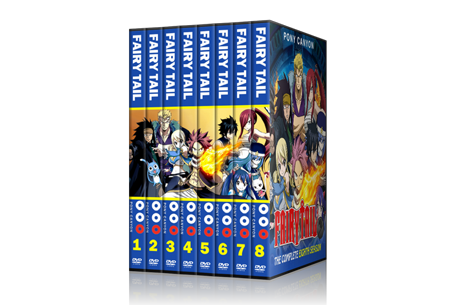 Fairy Tail Season 1-8 Set Box
