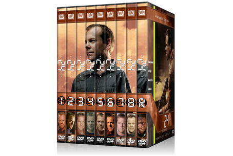 24 (Twenty Four) Season 1-8 Set Box v6