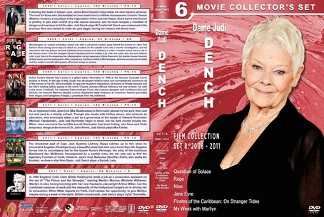 Judi Dench Filmography Set 8 2008