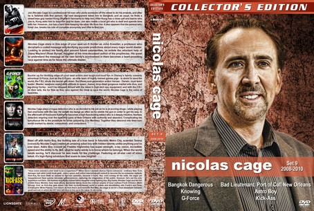 Nicolas Cage Filmography Collection 9