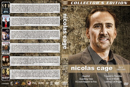 Nicolas Cage Filmography Collection 4
