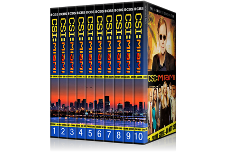 CSI Miami Season 1-10 Set Box