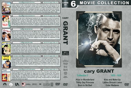 Cary Grant Film Collection Set 3