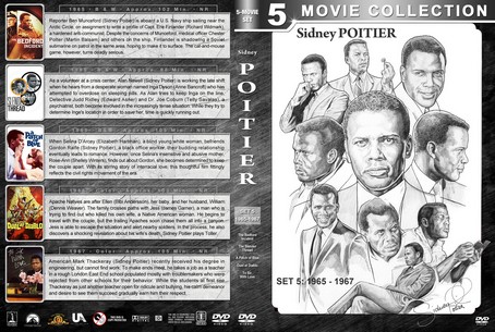 Sidney Poitier Film Collection Set 5