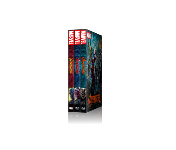 The Avengers 1-3 Set Box