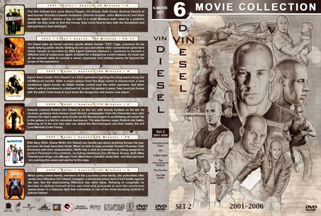 Vin Diesel Filmography Set 2