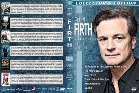 Colin Firth Filmography Set 9 2009