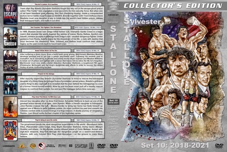 Sylvester Stallone Filmography Set 10 2018