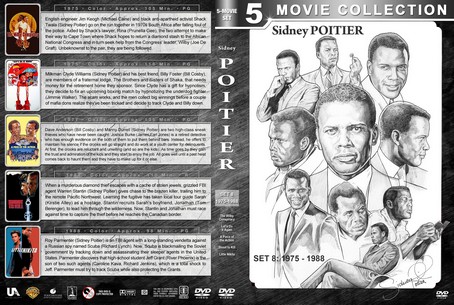 Sidney Poitier Film Collection Set 8