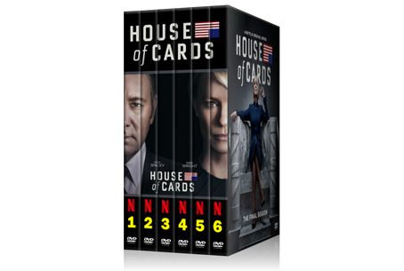 House of Cards Season 1-6 Set Box