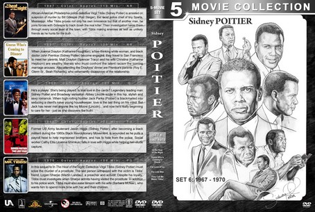 Sidney Poitier Film Collection Set 6