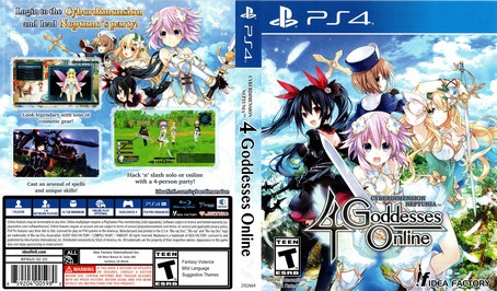 Cyberdimension Neptunia 4 Goddesses Online