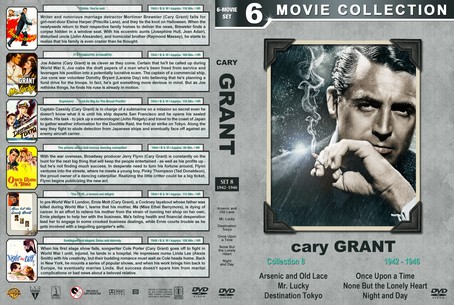 Cary Grant Film Collection Set 8