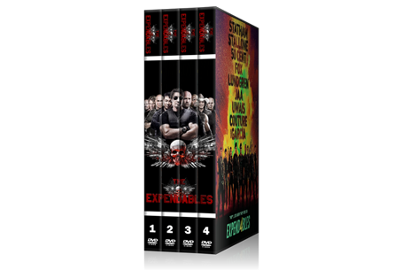 The Expendables 1-4 Set Box