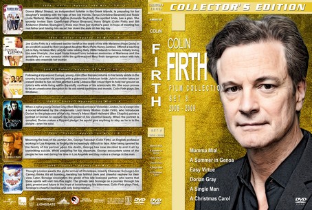 Colin Firth Filmography Set 8 2008