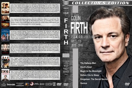 Colin Firth Filmography Set 10 2013