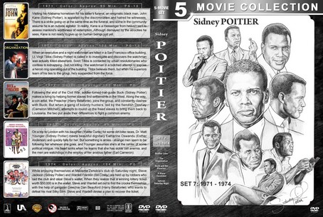 Sidney Poitier Film Collection Set 7