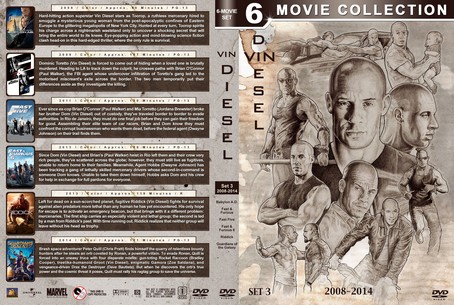 Vin Diesel Filmography Set 3