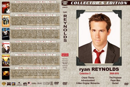 Ryan Reynolds Filmography Collection 5