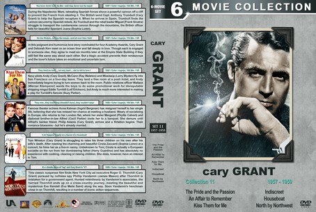 Cary Grant Film Collection Set 11