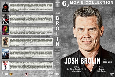 Josh Brolin Film Collection Set 7