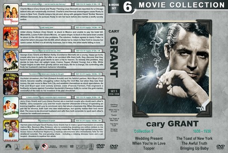 Cary Grant Film Collection Set 5