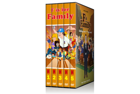 F Is for Family Season 1-5 Set Box