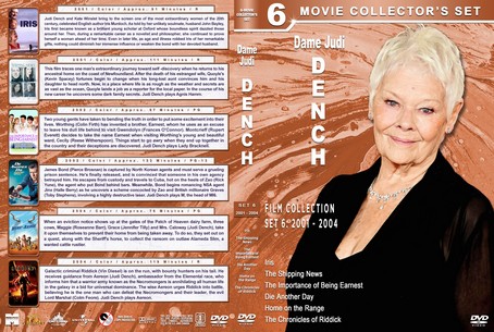 Judi Dench Filmography Set 6 2001