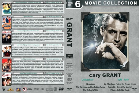 Cary Grant Film Collection Set 9