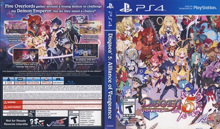 Disgaea 5 Alliance of Vengeance Inlay