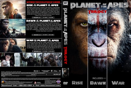 Planet of The Apes 1-3
